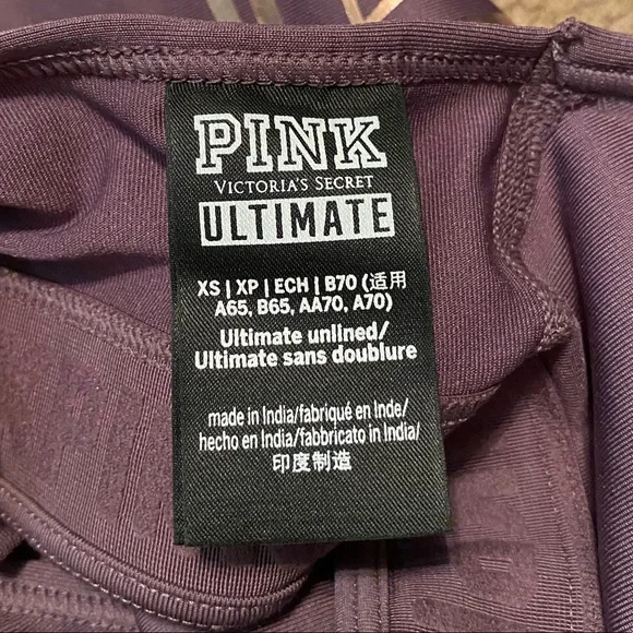 Victoria’s Secret PINK Ultimate Unlined Sports Bra - Picture 3 of 3